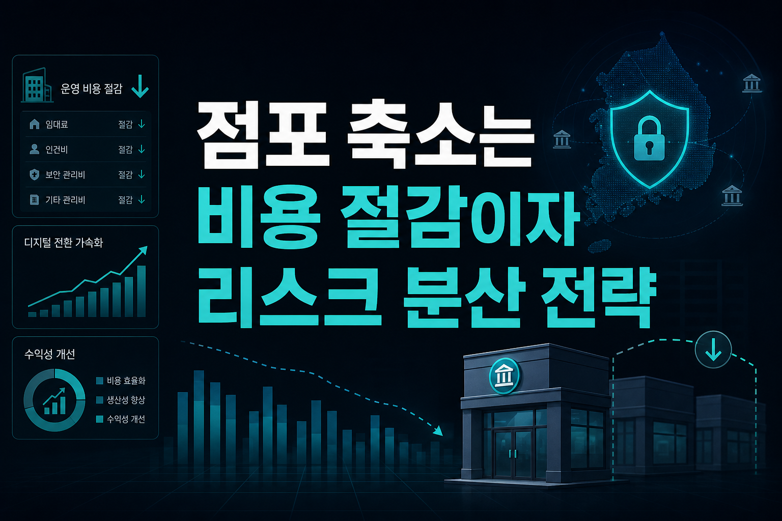 점포 축소는 비용 절감이자 리스크 분산 전략