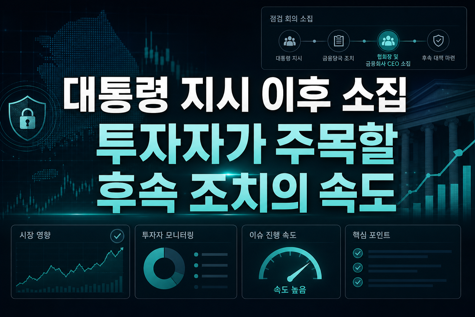 대통령 지시 이후 CEO 소집, 투자자가 주목할 후속 조치의 속도