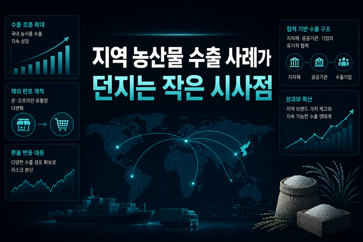 지역 농산물 수출 사례가 던지는 작은 시사점