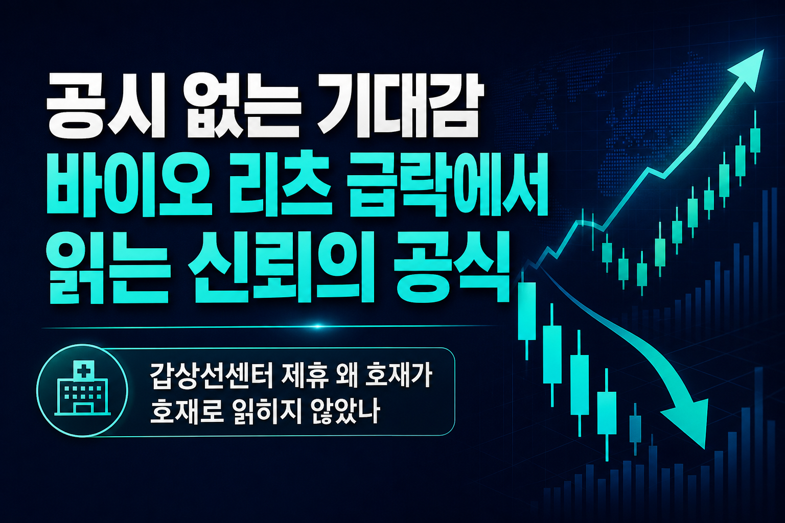 공시 없는 기대감, 바이오·리츠 급락에서 읽는 신뢰의 공식