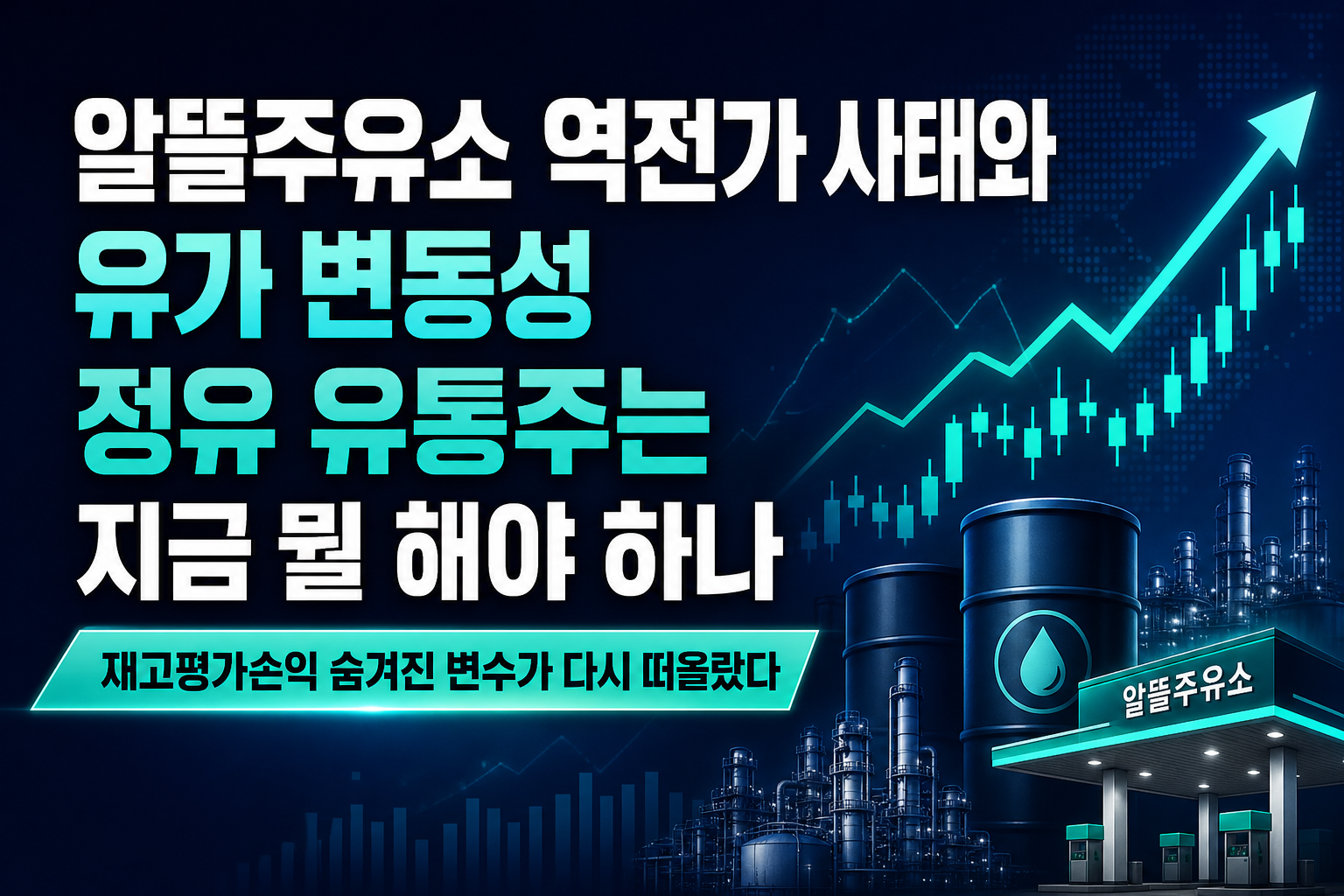 알뜰주유소 역전가 사태와 유가 변동성, 정유 유통주는 지금 뭘 해야 하나