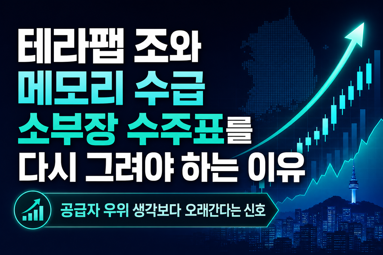테라팹 165조와 메모리 2028년 수급, 소부장 수주표를 다시 그려야 하는 이유