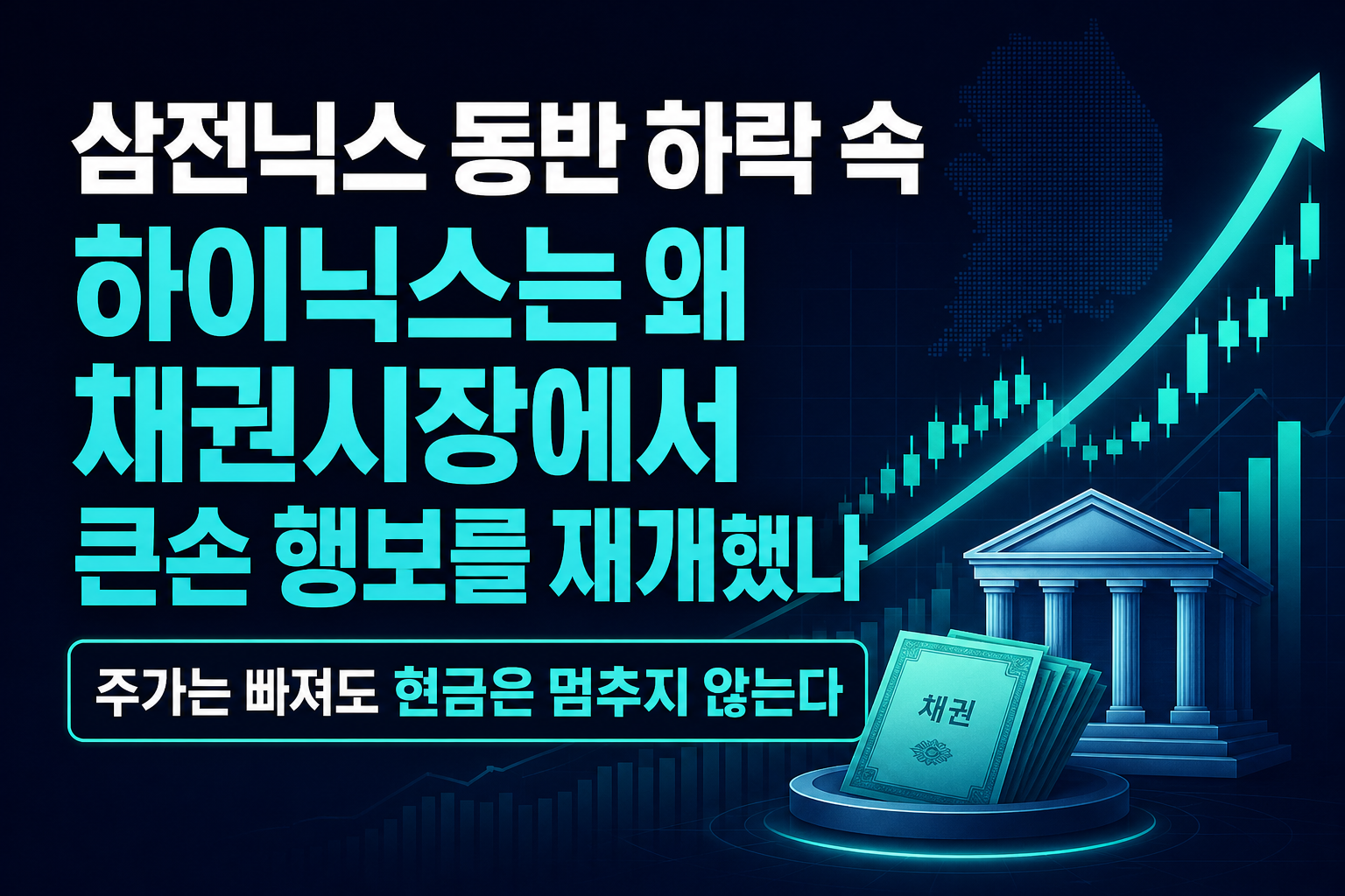 삼전닉스 동반 하락 속, SK하이닉스는 왜 채권시장에서 '큰손' 행보를 재개했나