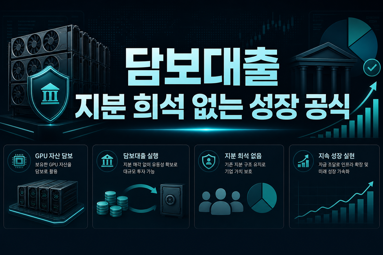 GPU 담보대출, 지분 희석 없는 성장 공식