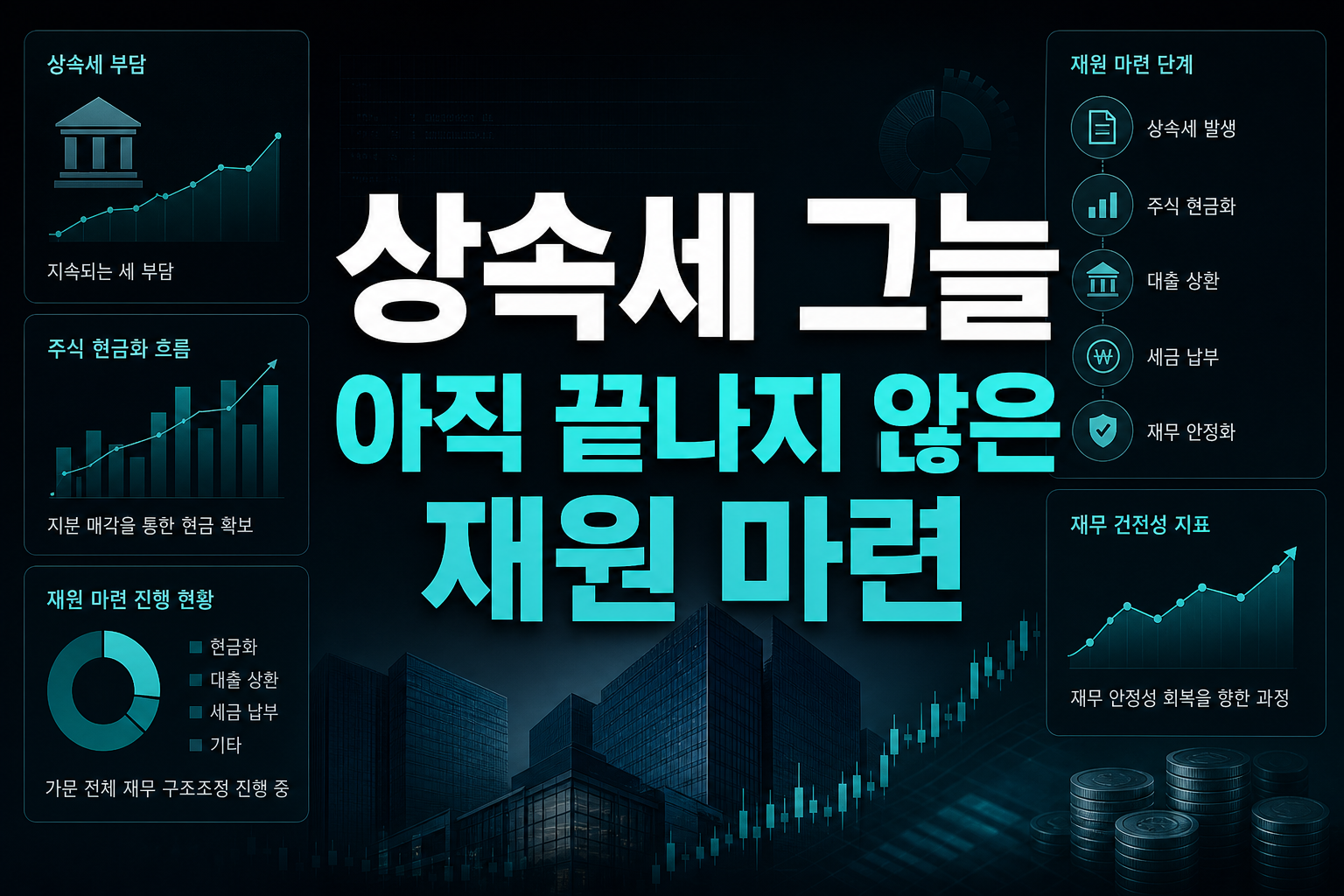 상속세 그늘, 아직 끝나지 않은 재원 마련