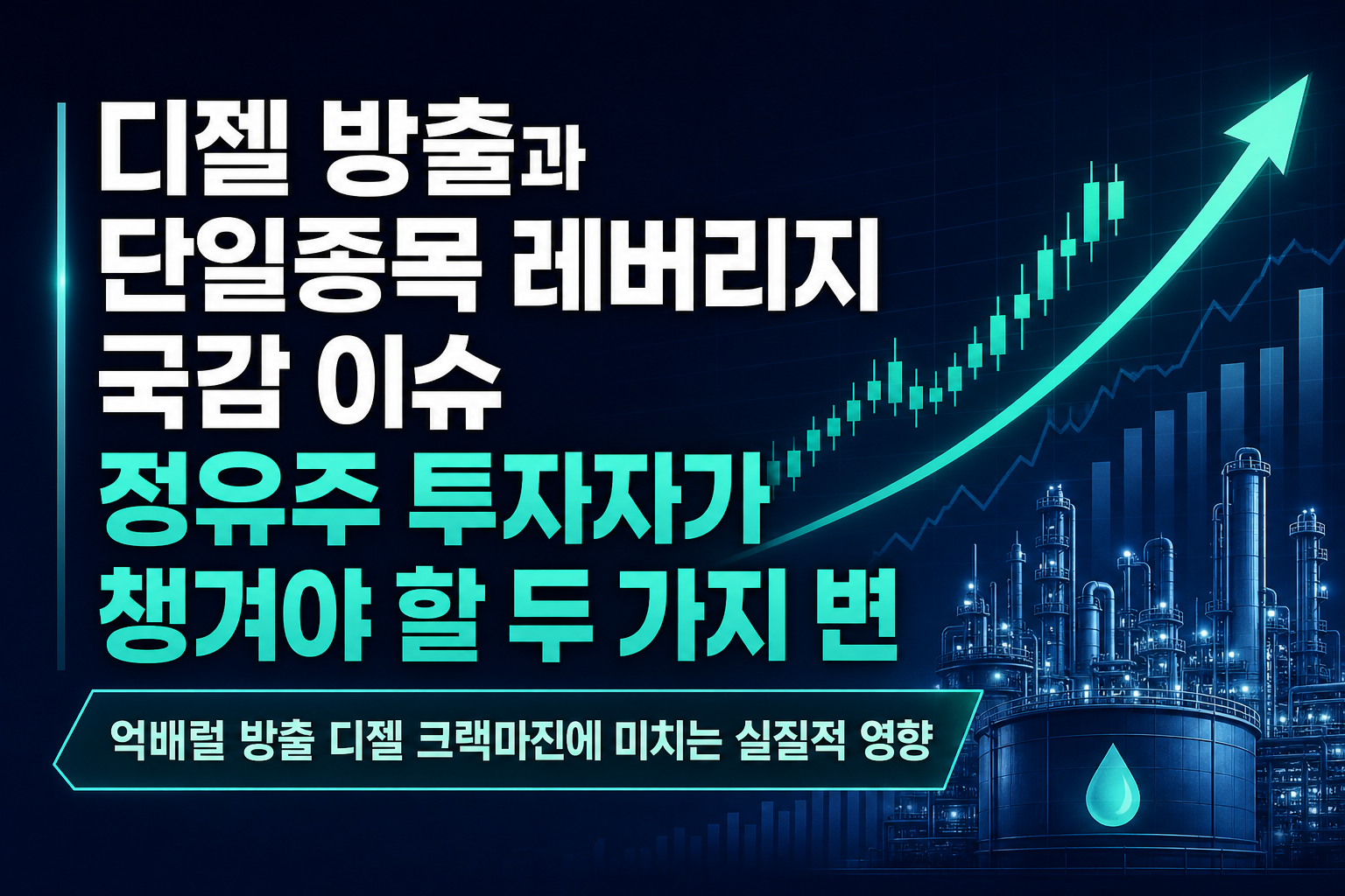 G7 디젤 방출과 단일종목 레버리지 국감 이슈, 정유주 투자자가 챙겨야 할 두 가지 변수