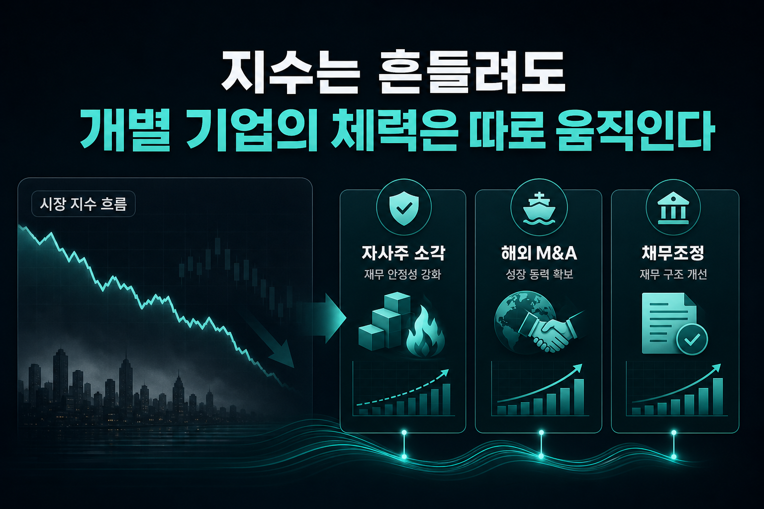 지수는 흔들려도 개별 기업의 체력은 따로 움직인다