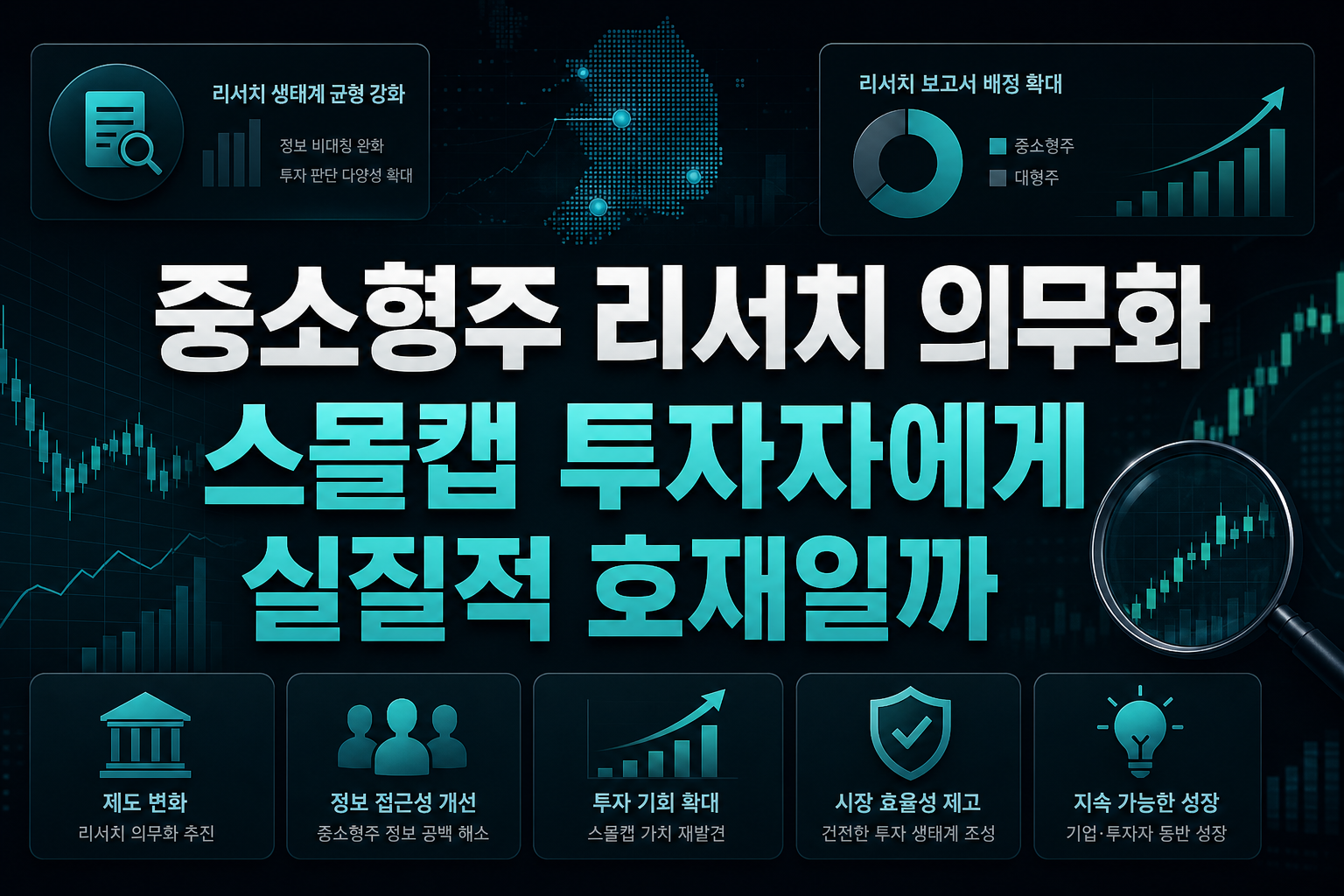 중소형주 리서치 25% 의무화, 스몰캡 투자자에게 실질적 호재일까