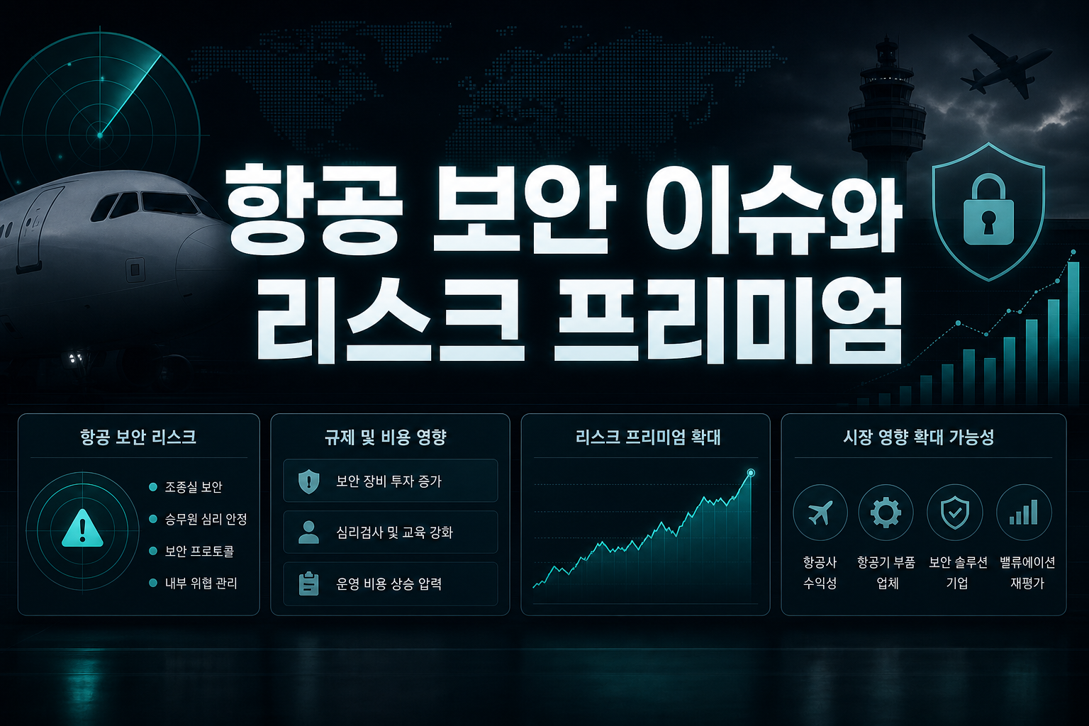 항공 보안 이슈와 리스크 프리미엄