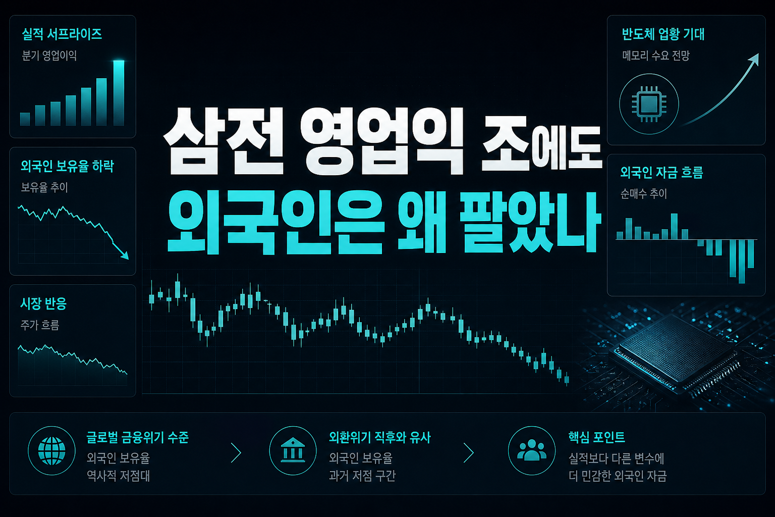 삼전 영업익 107조에도 외국인은 왜 팔았나