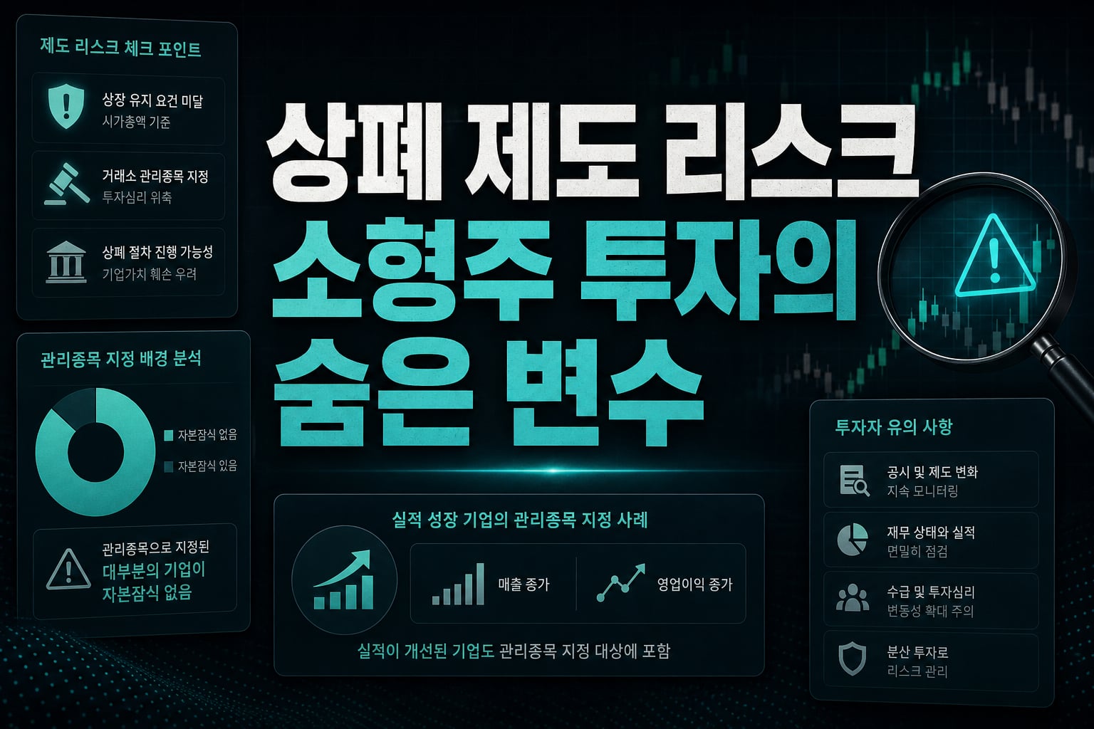상폐 제도 리스크, 소형주 투자의 숨은 변수