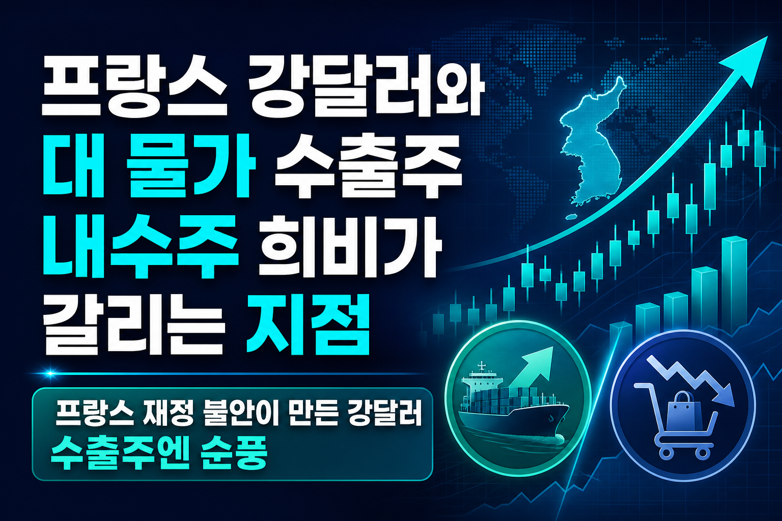 프랑스發 강달러와 2%대 물가, 수출주·내수주 희비가 갈리는 지점