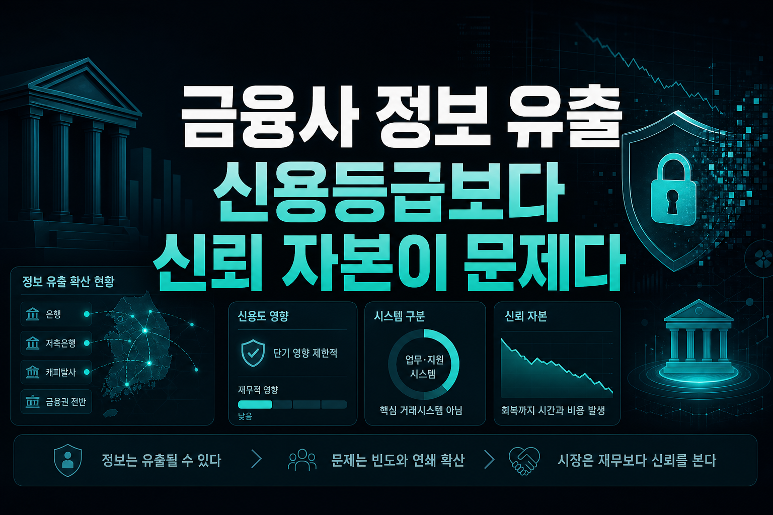 금융사 정보 유출, 신용등급보다 신뢰 자본이 문제다