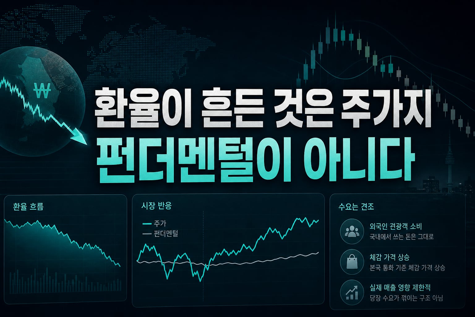 환율이 흔든 것은 주가지, 펀더멘털이 아니다