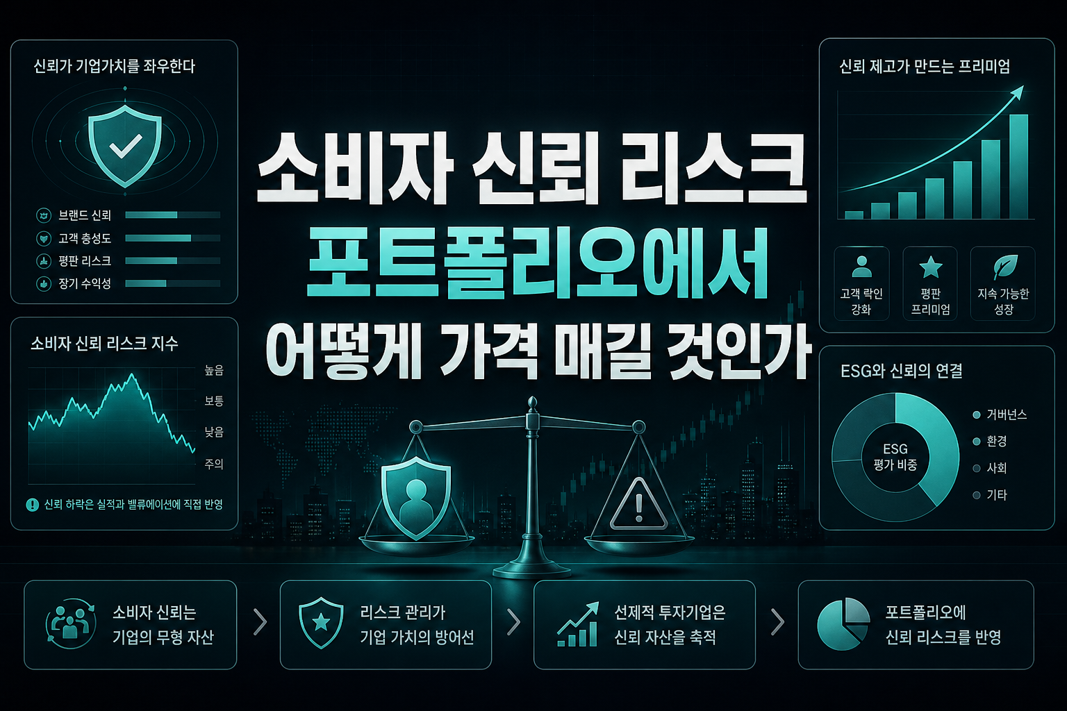 소비자 신뢰 리스크, 포트폴리오에서 어떻게 가격 매길 것인가