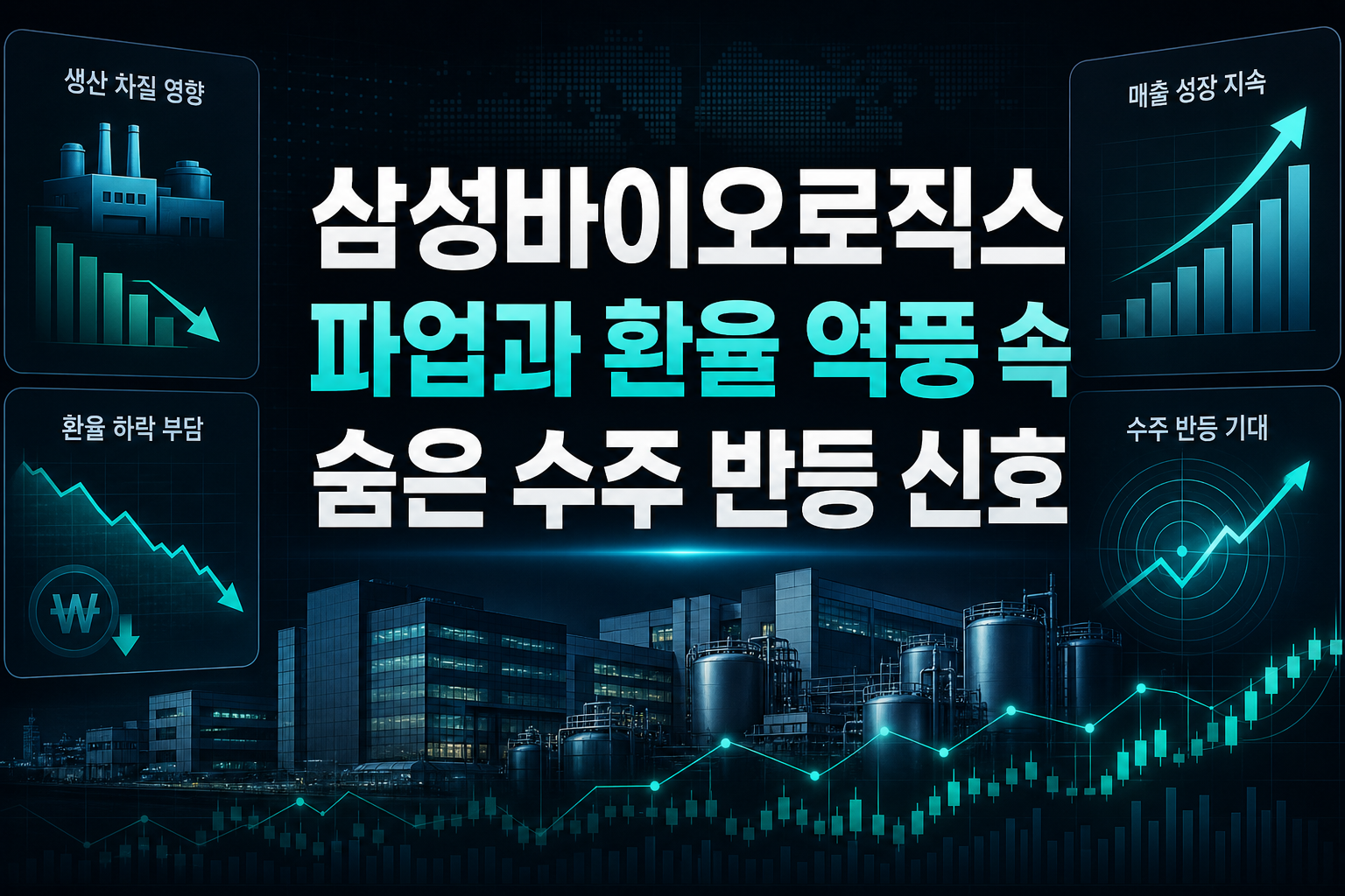 삼성바이오로직스, 파업과 환율 역풍 속 숨은 수주 반등 신호