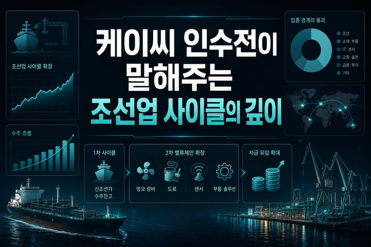 케이씨 인수전이 말해주는 조선업 사이클의 깊이