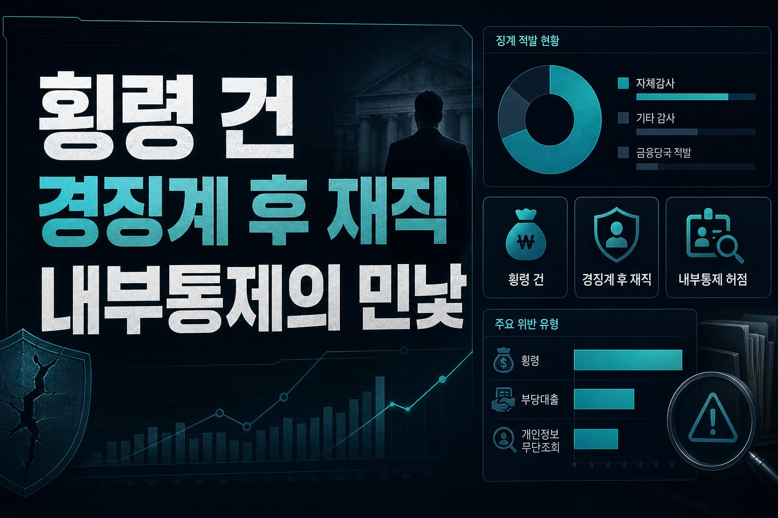 횡령 37건, 경징계 후 재직…내부통제의 민낯