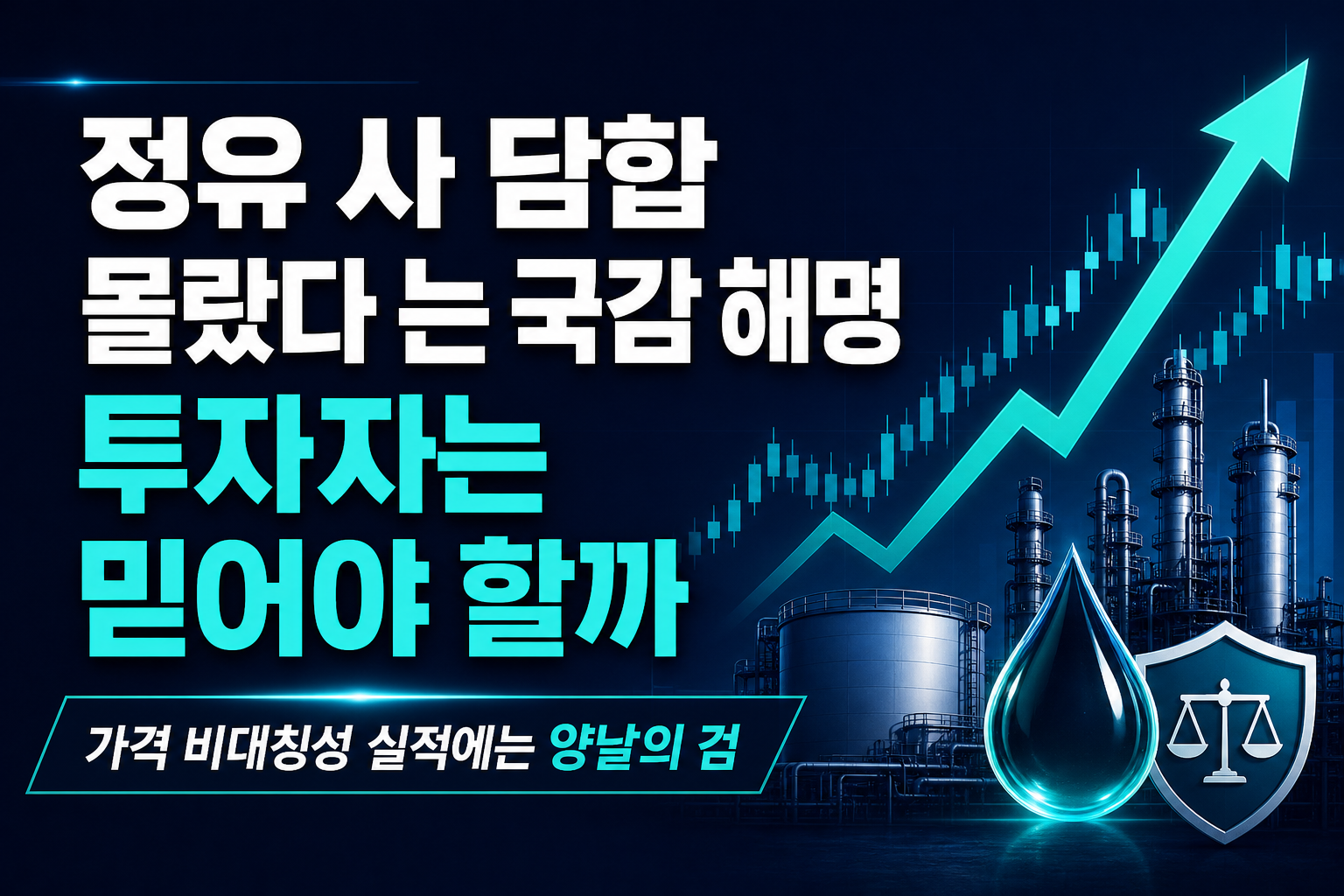 정유 4사 '담합 몰랐다'는 국감 해명, 투자자는 믿어야 할까