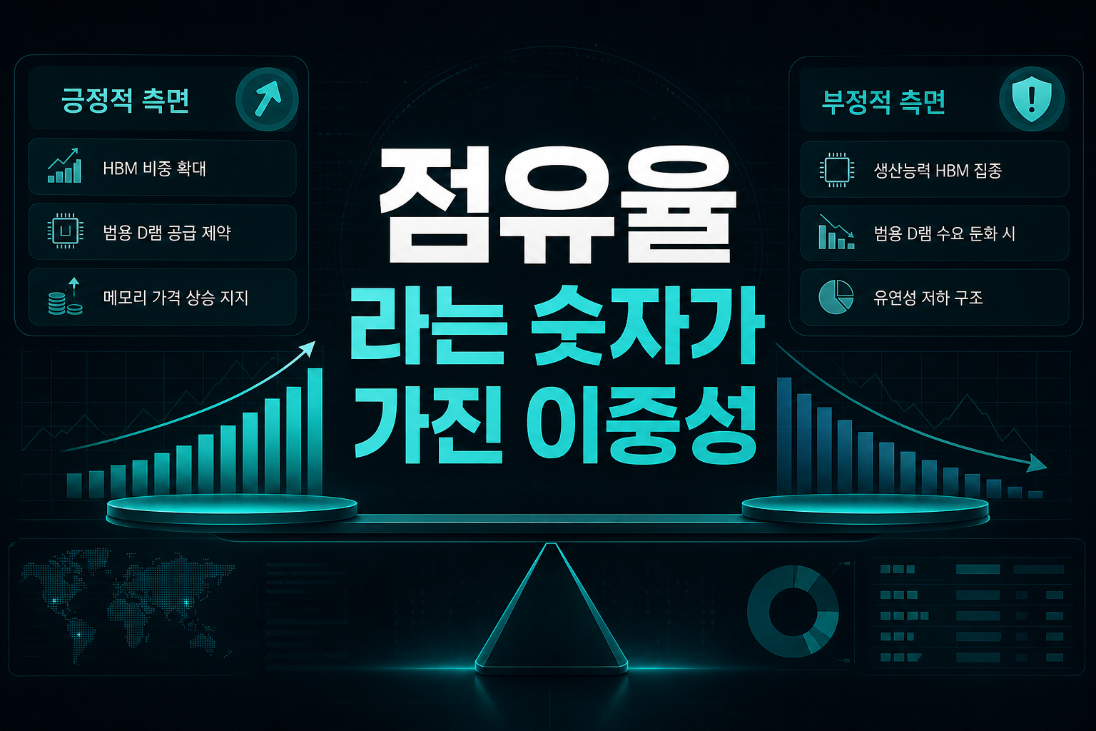 HBM 점유율 30%라는 숫자가 가진 이중성