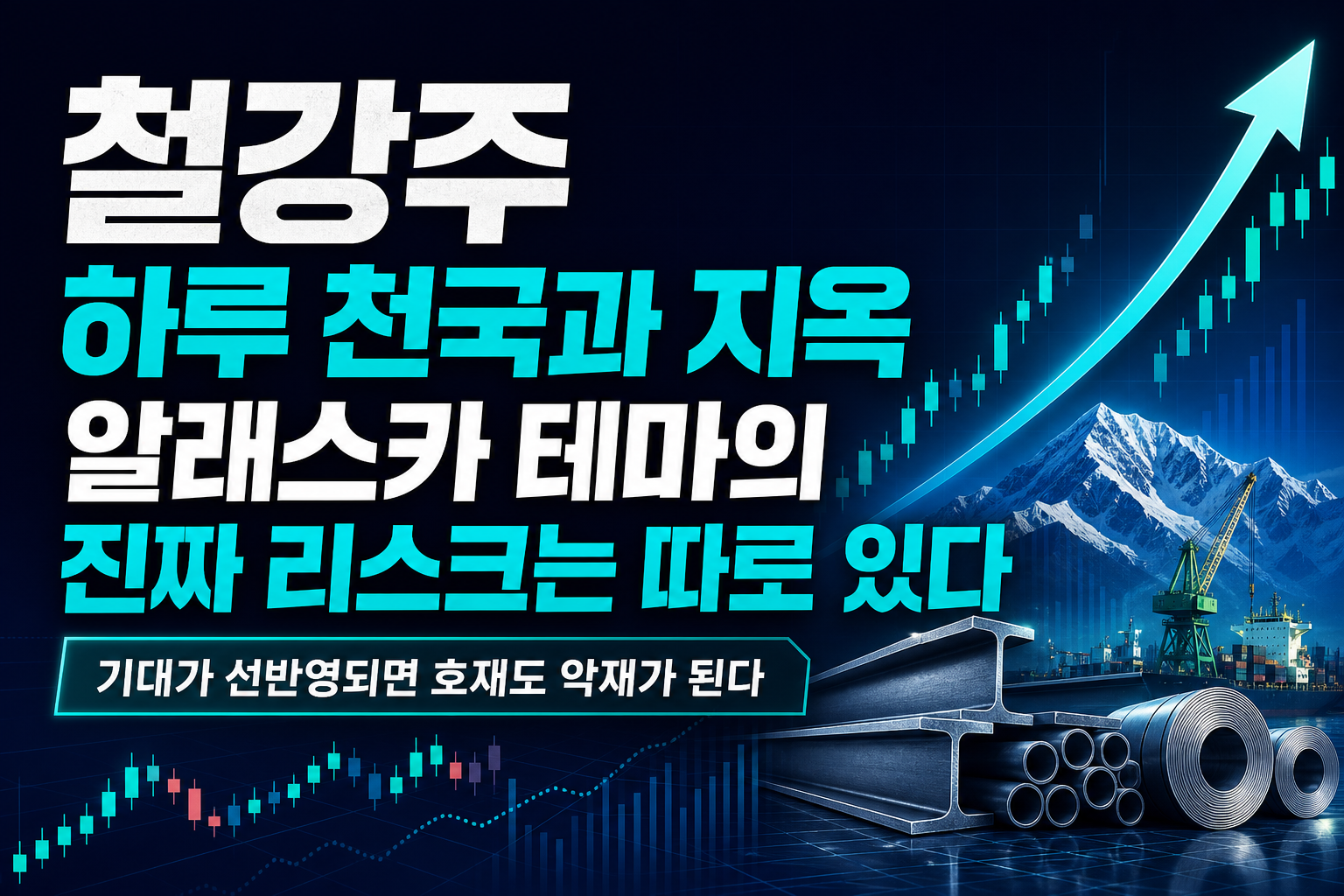 철강주 하루 천국과 지옥, 알래스카 LNG 테마의 진짜 리스크는 따로 있다