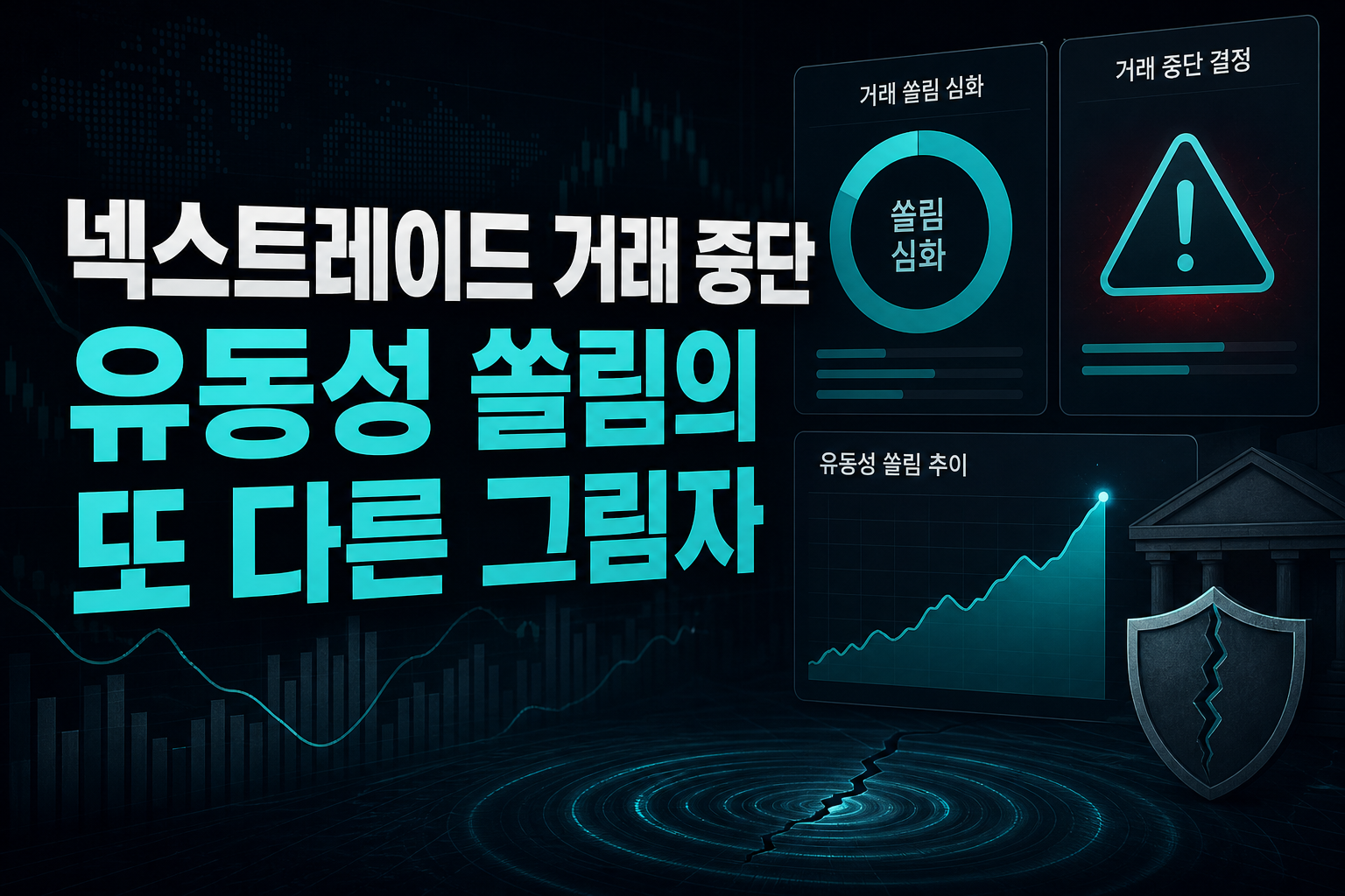 넥스트레이드 거래 중단, 유동성 쏠림의 또 다른 그림자
