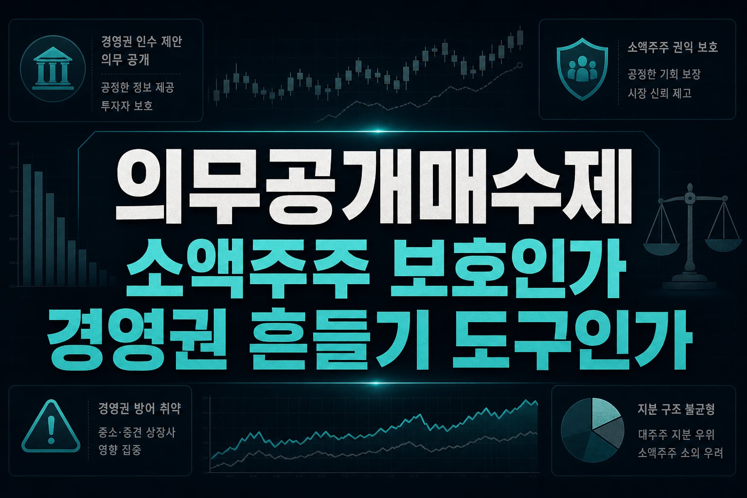 의무공개매수제, 소액주주 보호인가 경영권 흔들기 도구인가
