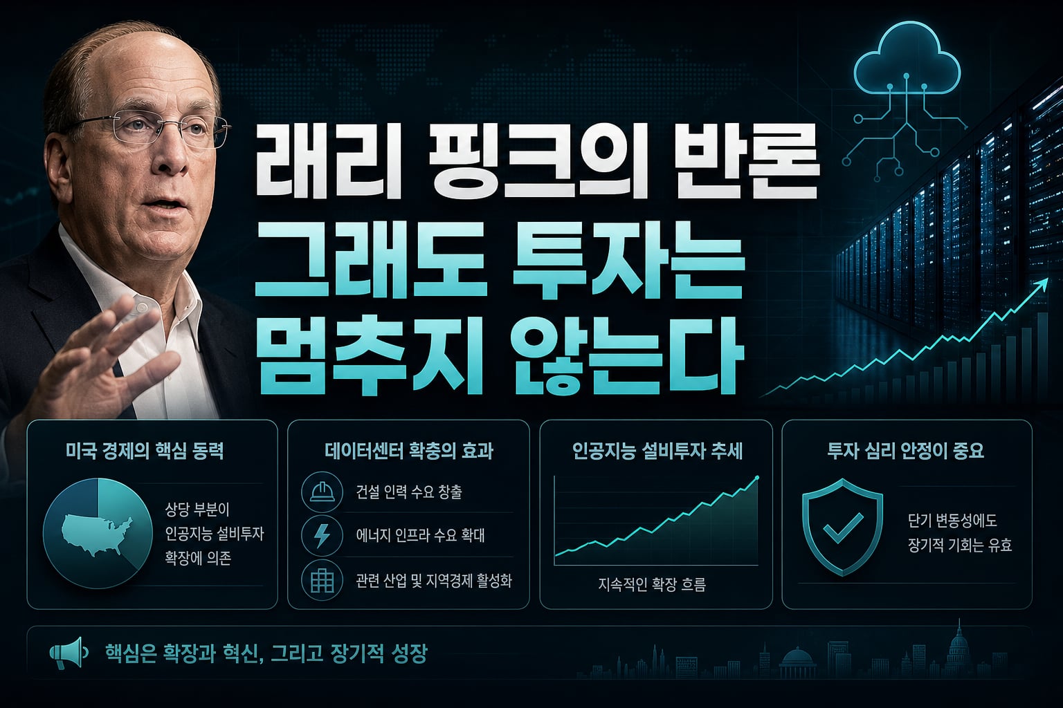 래리 핑크의 반론, 그래도 투자는 멈추지 않는다