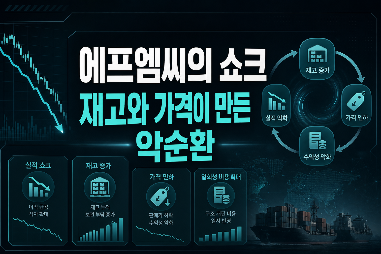 에프엠씨의 EBITDA 쇼크, 재고와 가격이 만든 악순환