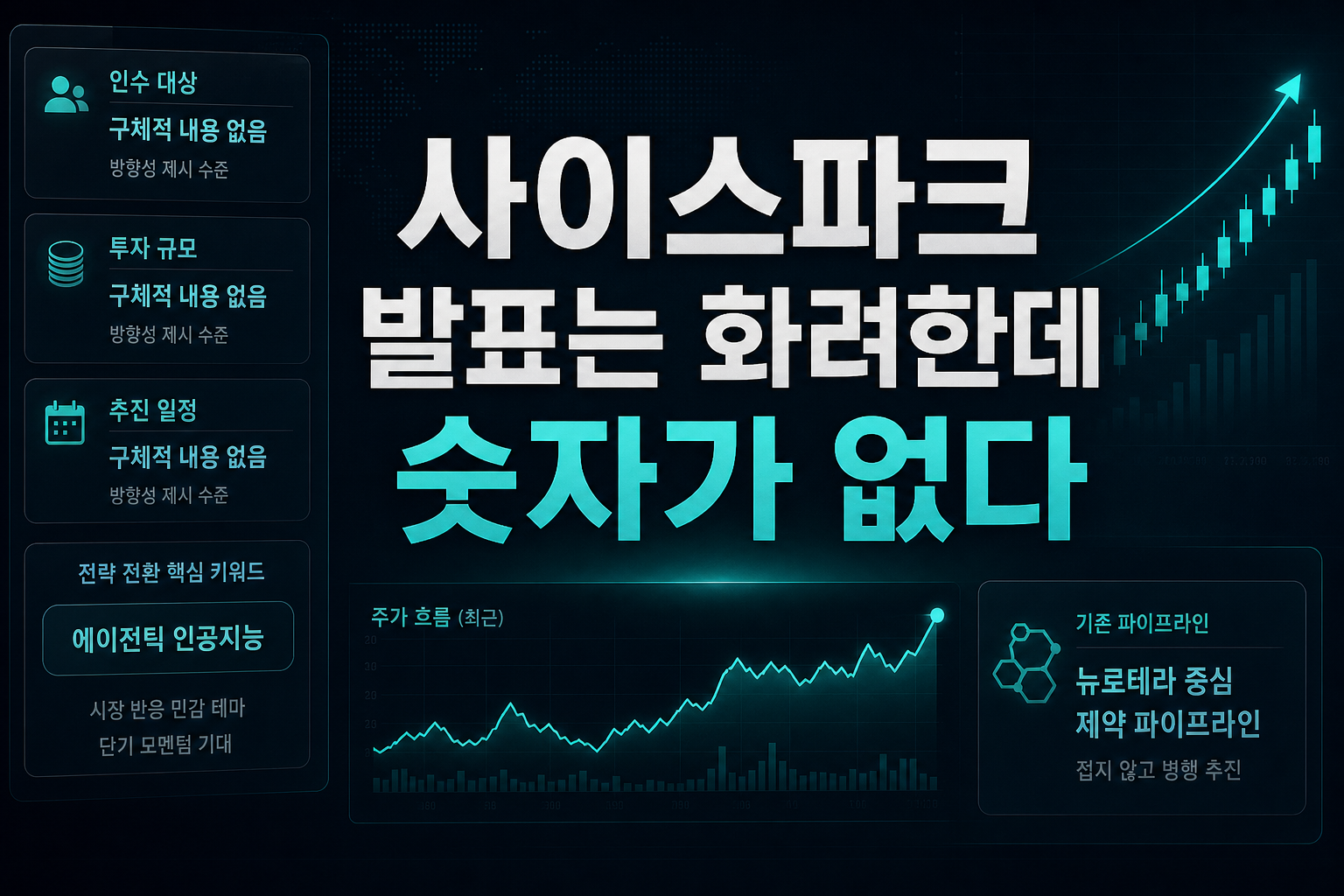 사이스파크, 발표는 화려한데 숫자가 없다