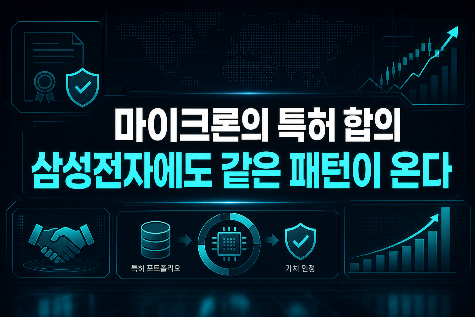 마이크론의 특허 합의, 삼성전자에도 같은 패턴이 온다
