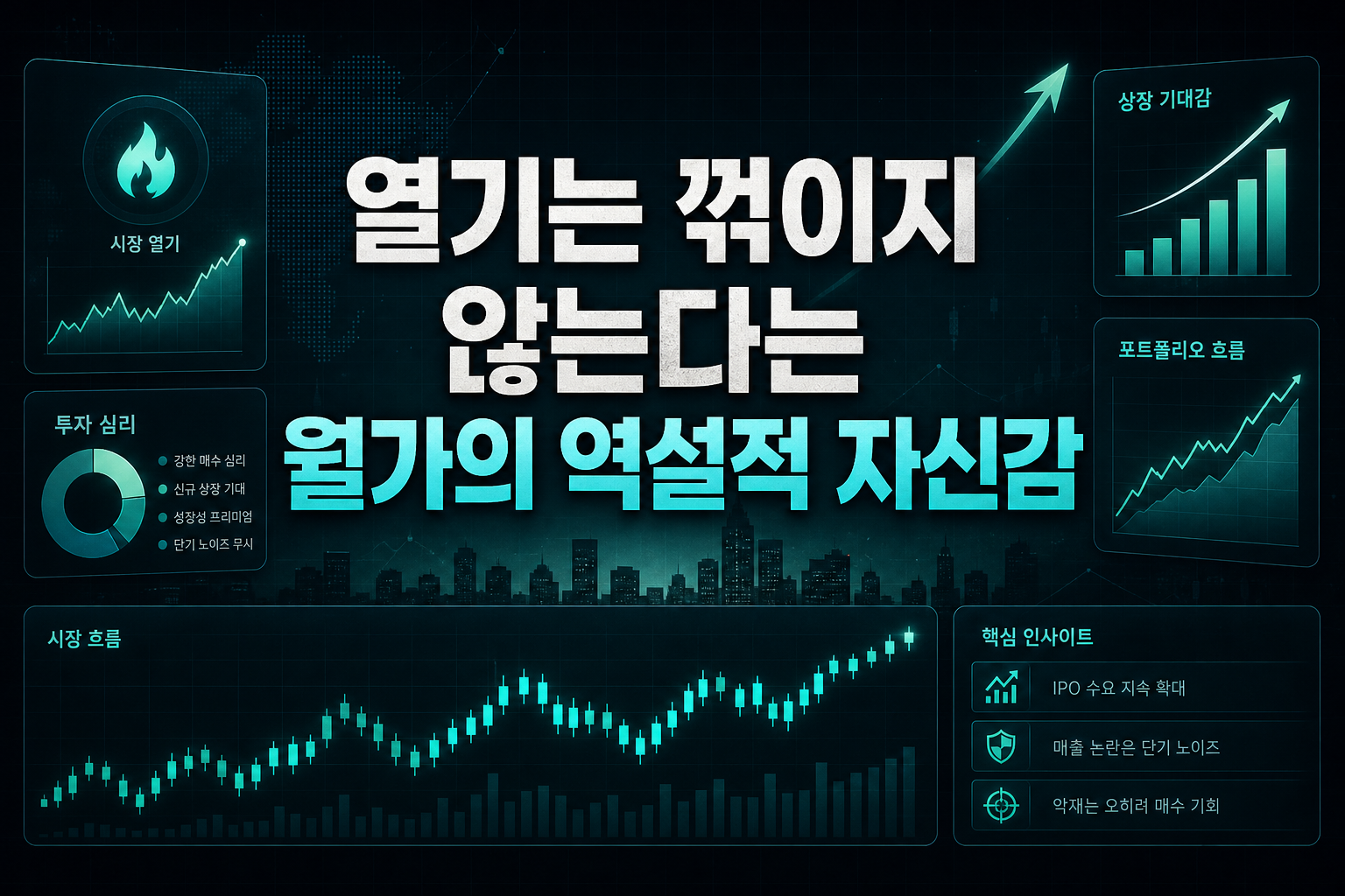 IPO 열기는 꺾이지 않는다는 월가의 역설적 자신감