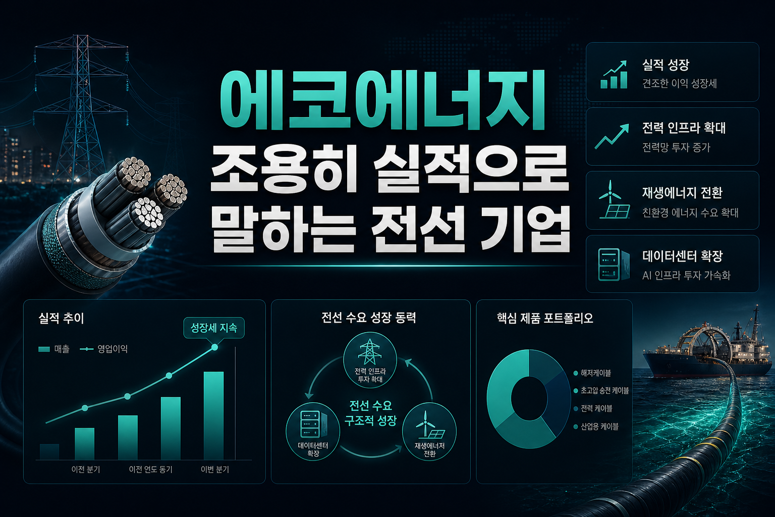 LS에코에너지, 조용히 실적으로 말하는 전선 기업