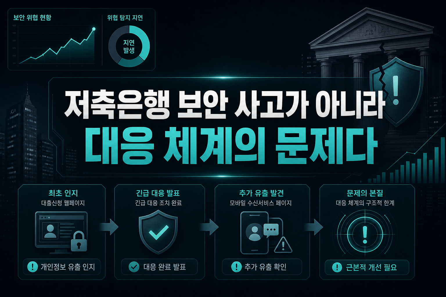 OK저축은행, 보안 사고가 아니라 대응 체계의 문제다