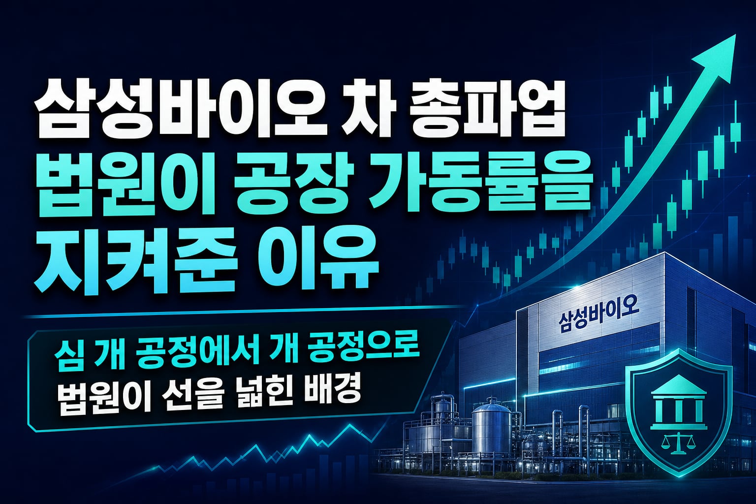 삼성바이오 2차 총파업 D-10, 법원이 공장 가동률을 지켜준 이유