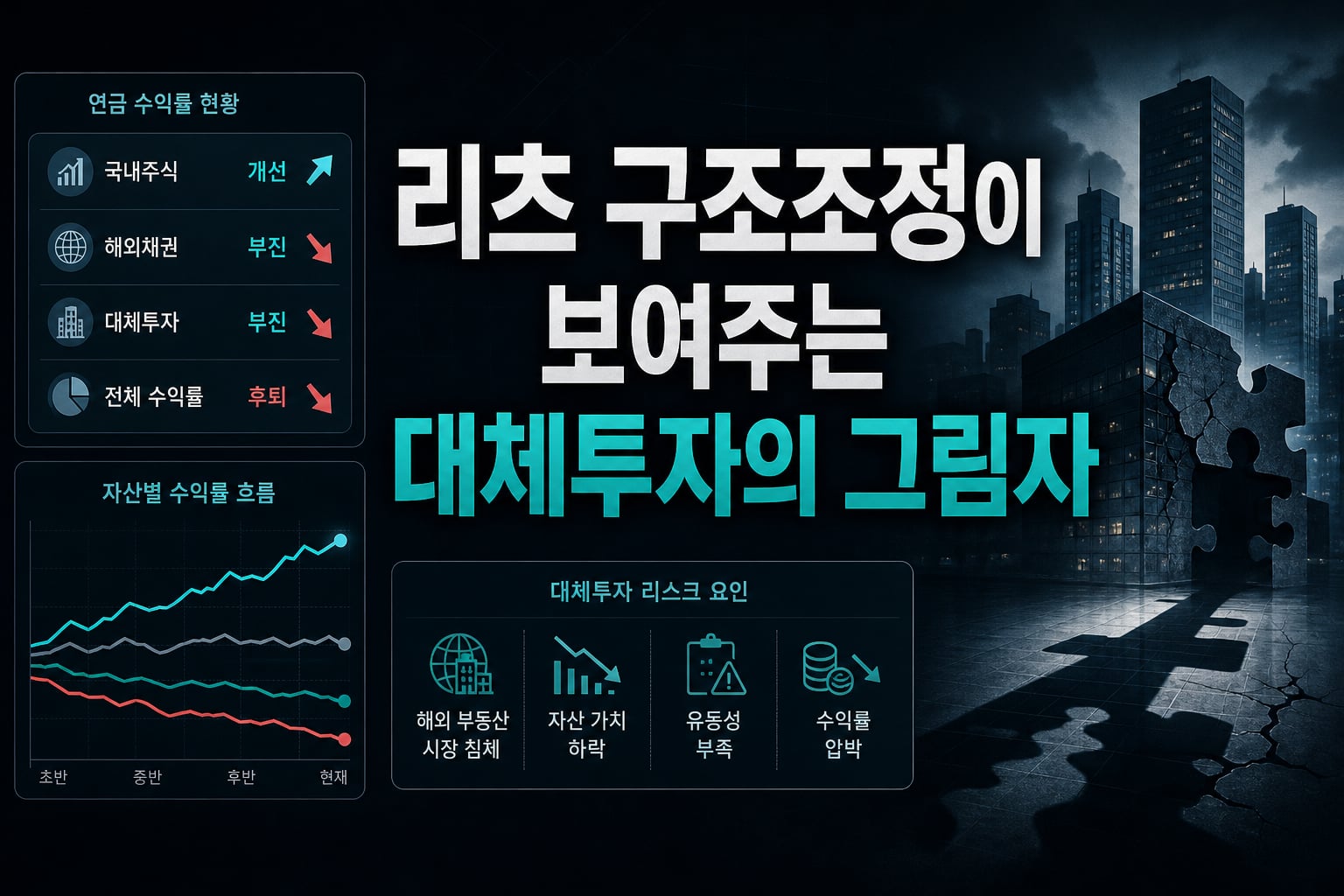리츠 구조조정이 보여주는 대체투자의 그림자