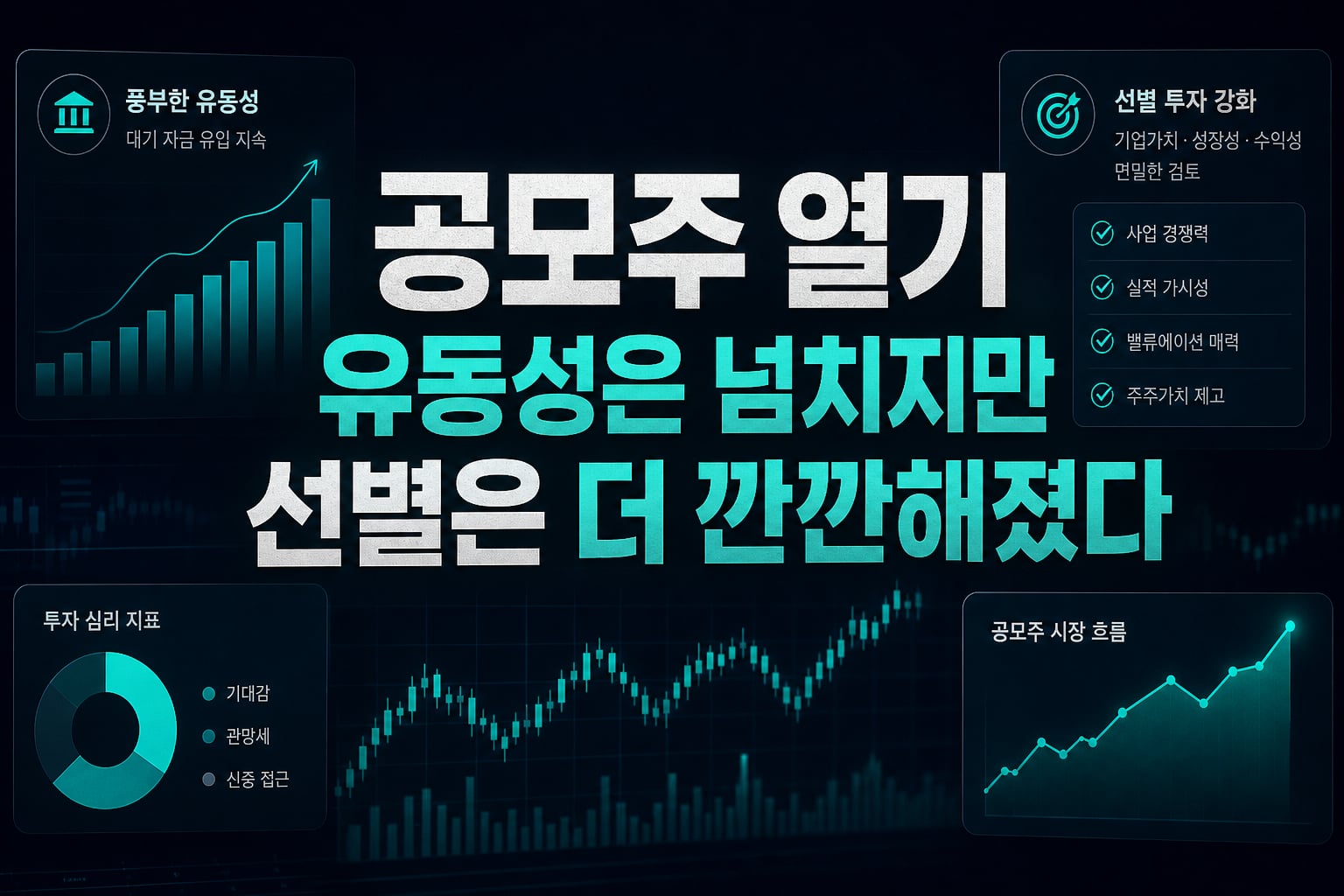 공모주 열기, 유동성은 넘치지만 선별은 더 깐깐해졌다