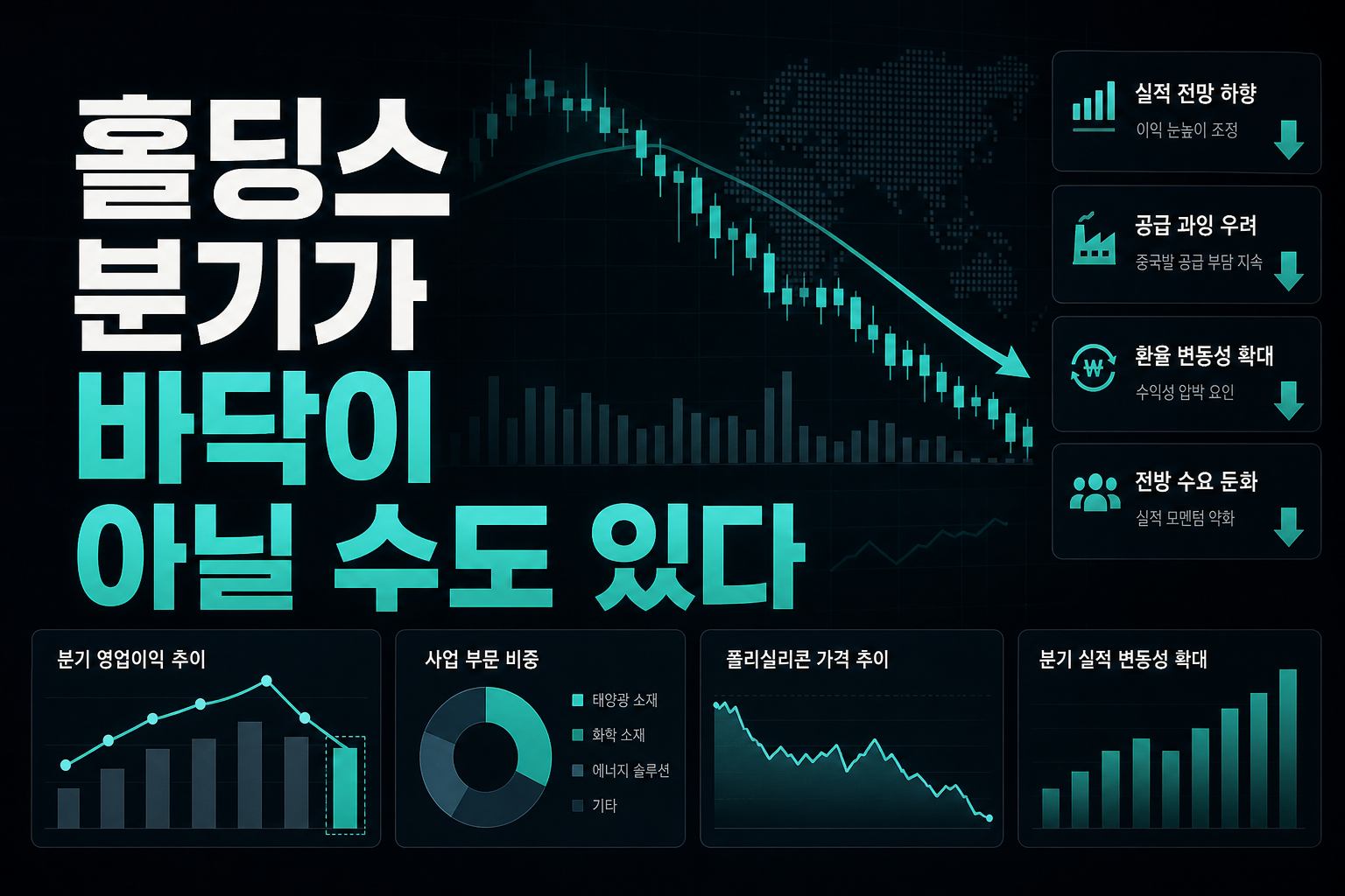OCI홀딩스, 3분기가 바닥이 아닐 수도 있다