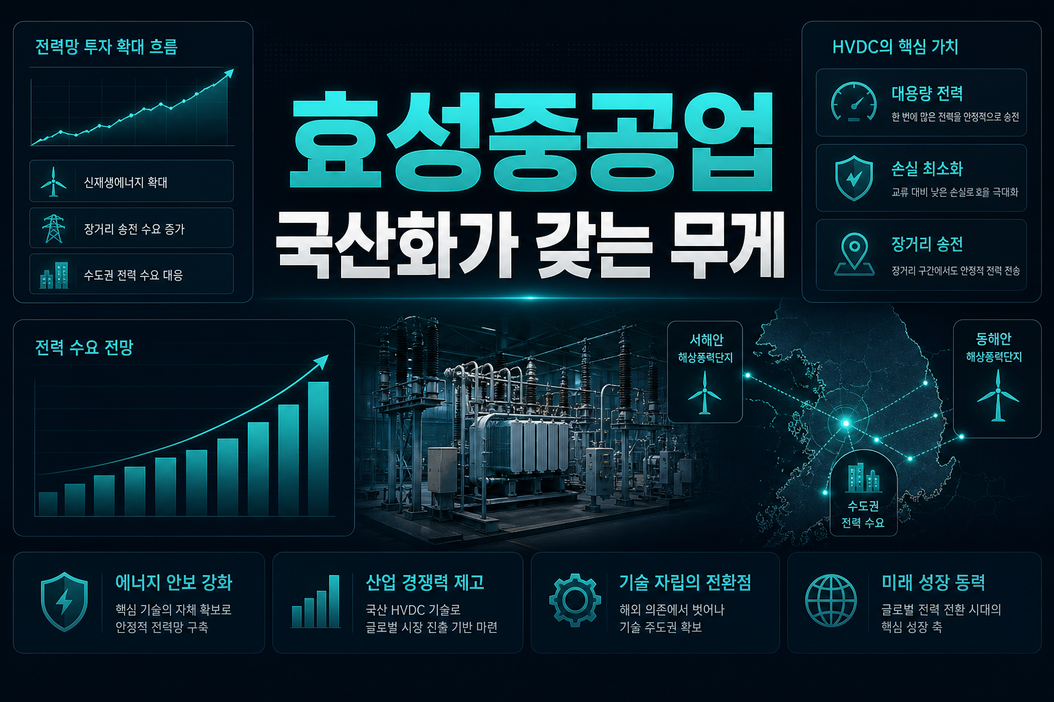 효성중공업, HVDC 국산화가 갖는 무게
