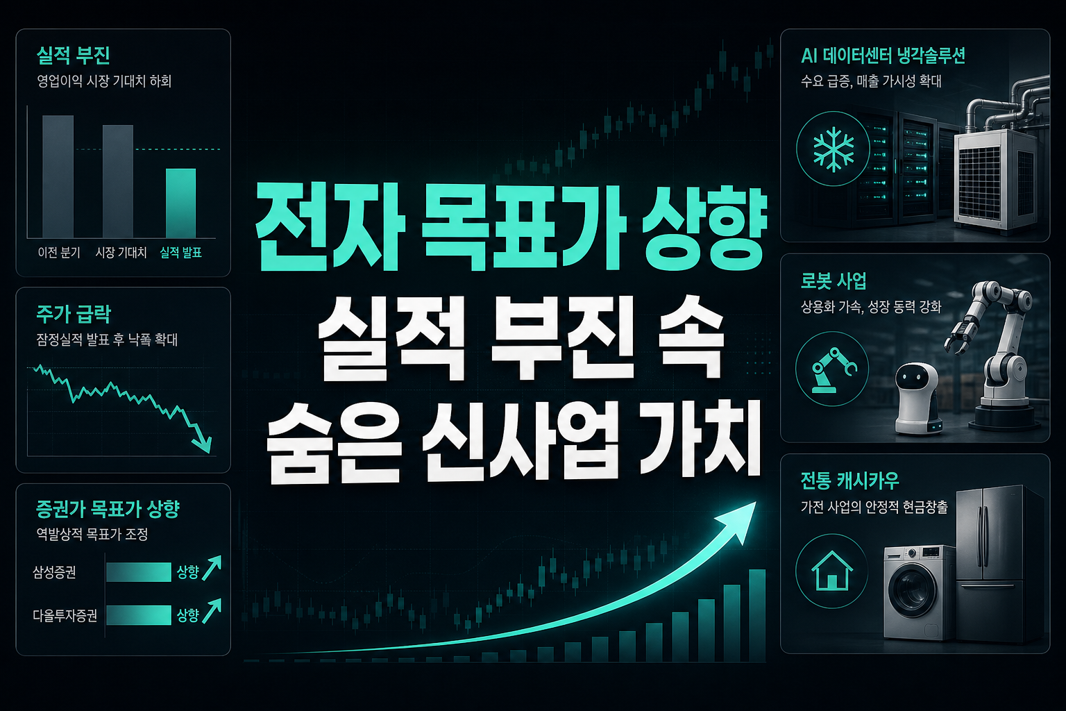 LG전자 목표가 상향, 실적 부진 속 숨은 신사업 가치