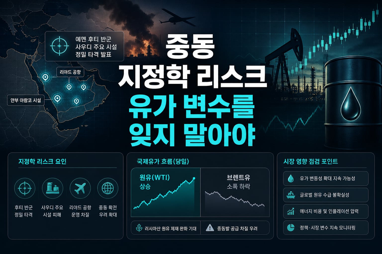 중동發 지정학 리스크, 유가 변수를 잊지 말아야