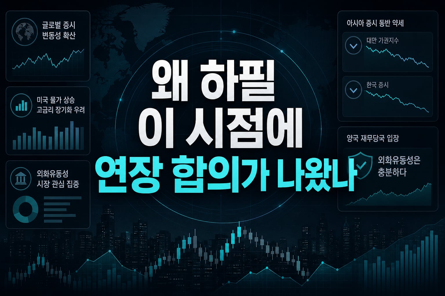 왜 하필 이 시점에 연장 합의가 나왔나
