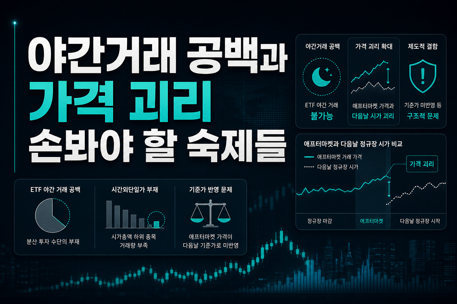 ETF 야간거래 공백과 가격 괴리, 손봐야 할 숙제들