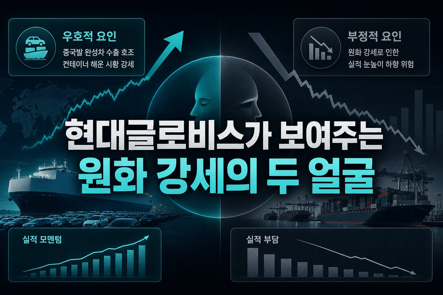 현대글로비스가 보여주는 원화 강세의 두 얼굴