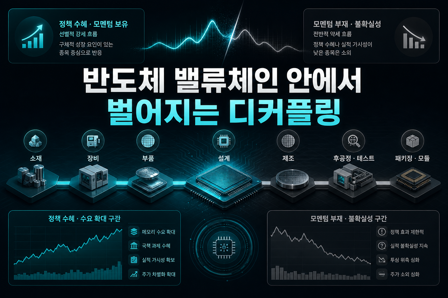 반도체 밸류체인 안에서 벌어지는 디커플링