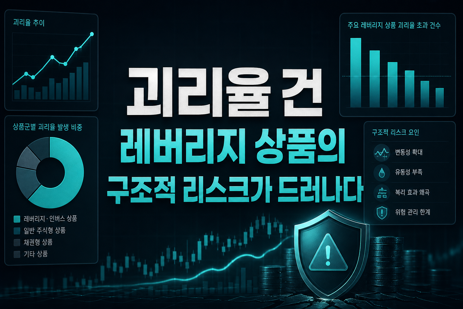 ETF 괴리율 219건, 레버리지 상품의 구조적 리스크가 드러나다