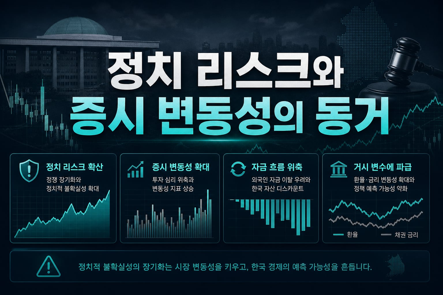 정치 리스크와 증시 변동성의 동거