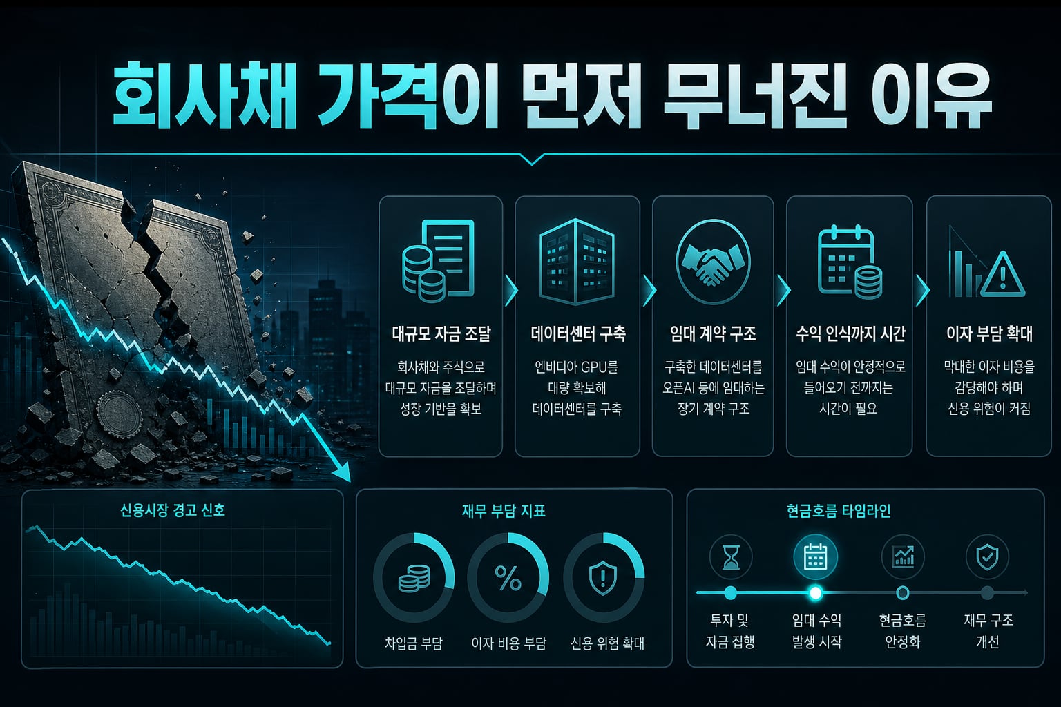 회사채 가격이 먼저 무너진 이유