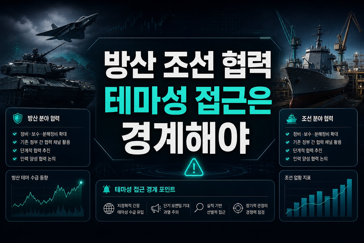 방산·조선 MRO 협력, 테마성 접근은 경계해야