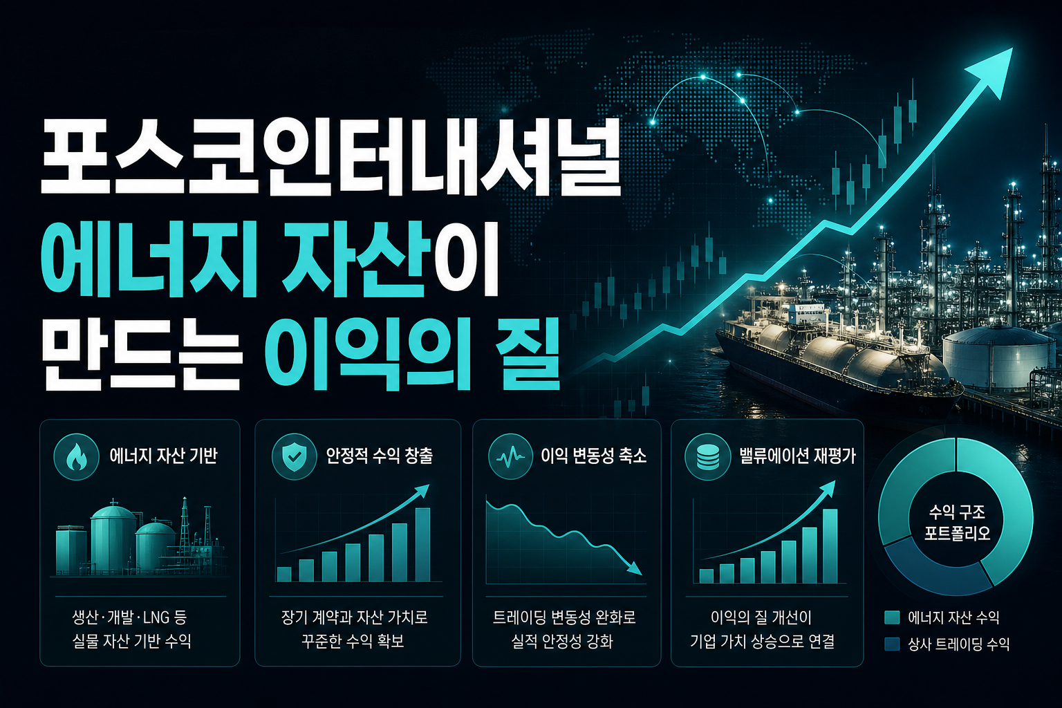 포스코인터내셔널, 에너지 자산이 만드는 이익의 질